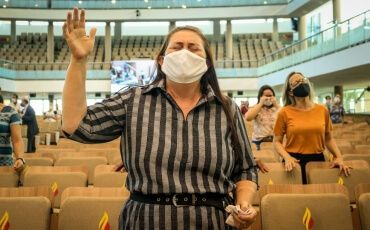 Galeria de fotos - 1º Culto de Celebração ao Senhor Presencial após Paralisação novo Coronavírus (COVID-19)