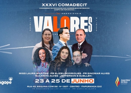 Galeria de vídeos -  XXXVI COMADECIT I  Pastor Elizeu Rodrigues e Sulamita Alves.